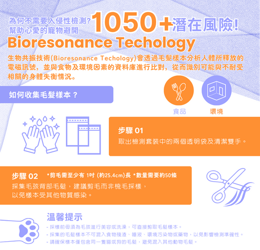 800+ 全方位版致敏源不耐受檢測套裝