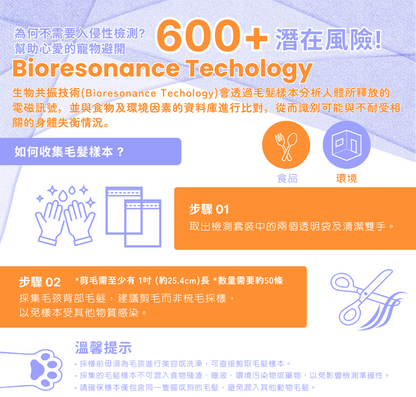 300+ 基本版致敏源不耐受性檢測套裝